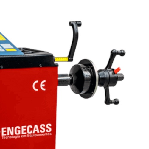 Balanceadora de rodas manual computadorizada vermelha - BALM 460