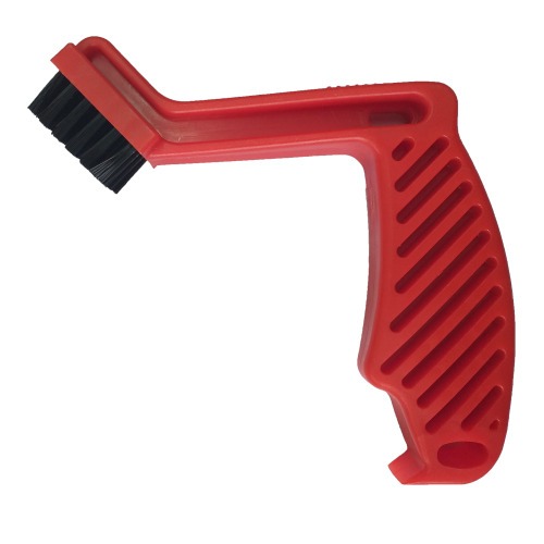 Escova manual para limpeza de boinas de polimento