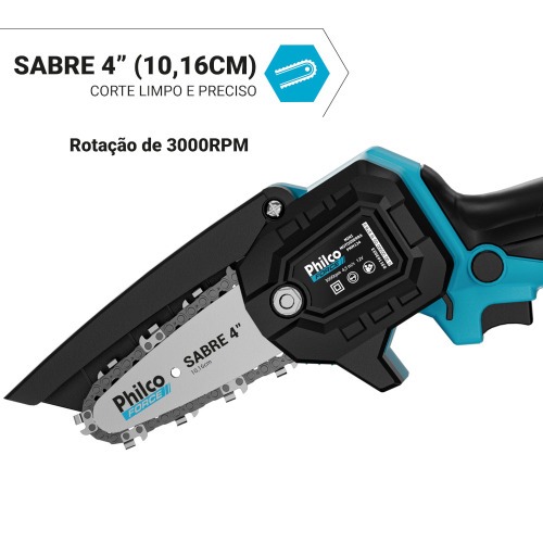 Motosserra a bateria 12V sabre de 4