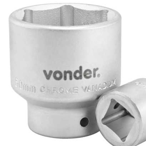 Soquete sextavado 38 mm encaixe 3/4