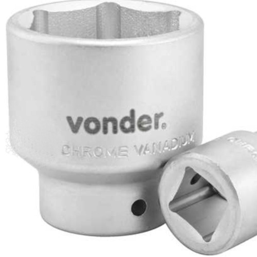 Soquete sextavado 33 mm encaixe 3/4