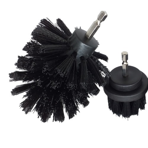 Jogo de escovas agressiva de limpeza para furadeira e parafusadeira com 03 pe�as