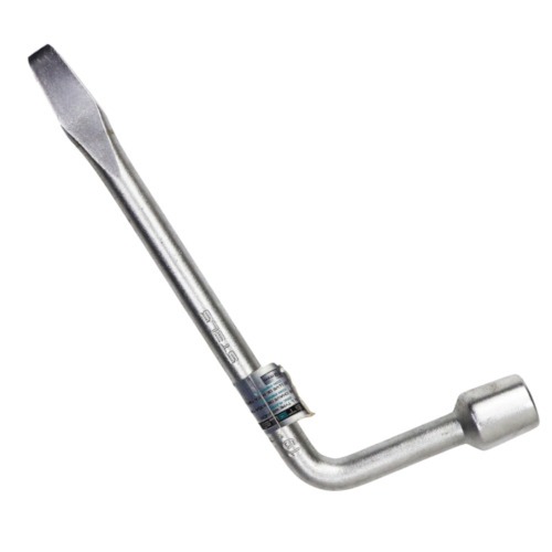 Chave de roda tipo L com espátula 19 mm em aço carbono - 1422455 Chave de roda tipo L com espátula 19 mm em aço carbono - 1422455