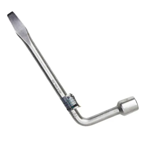 Chave de roda tipo L com espátula 19 mm em aço carbono - 1422455