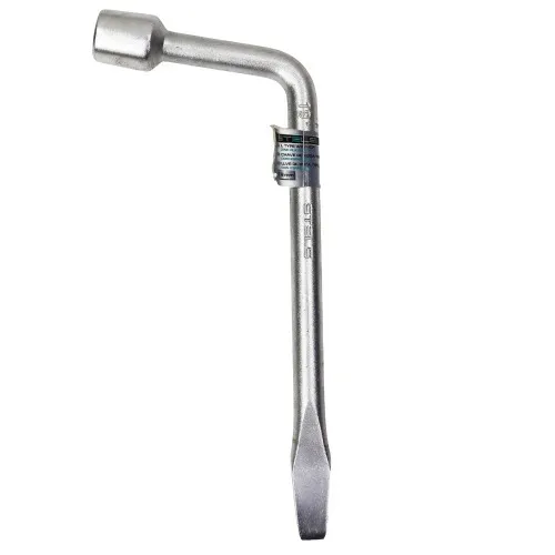 Chave de roda tipo L com espátula 19 mm em aço carbono - 1422455