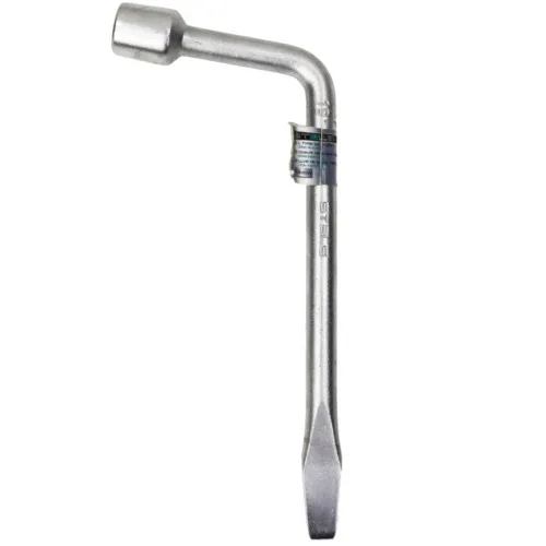 Chave de roda tipo L com espátula 19 mm em aço carbono - 1422455