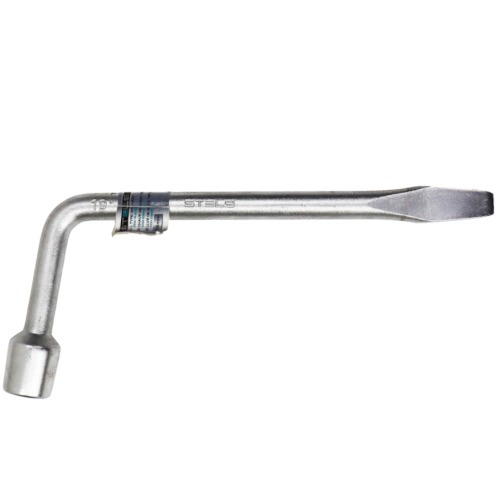 Chave de roda tipo L com espátula 19 mm em aço carbono - 1422455 Chave de roda tipo L com espátula 19 mm em aço carbono - 1422455