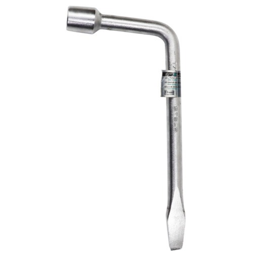 Chave de roda tipo L com esptula 17 mm em ao carbono - 1421055