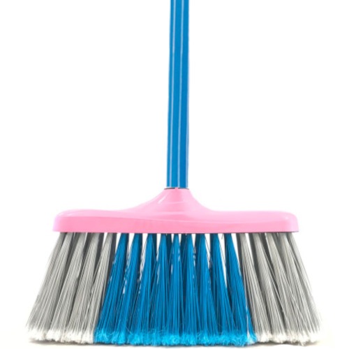 Vassoura doméstica com cabo 1,20M floreada - 0.4502 Vassoura doméstica com cabo 1,20M floreada - 0.4502