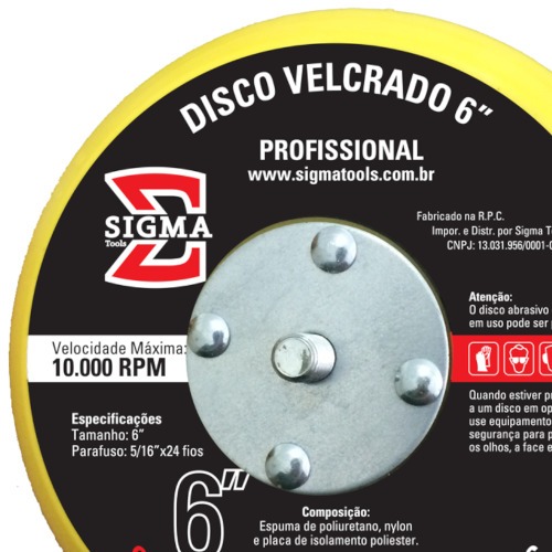 Disco velcrado 6