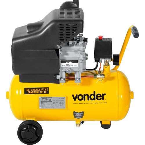Compressor de ar 8,0 pés 21,6L 2 hp 120 libras MCV 216  110V Compressor de ar 8,0 pés 21,6L 2 hp 120 libras MCV 216  110V
