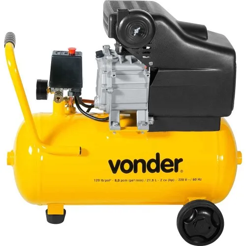 Compressor de ar 8,0 pés 21,6L 2 hp 120 libras MCV 216  220V