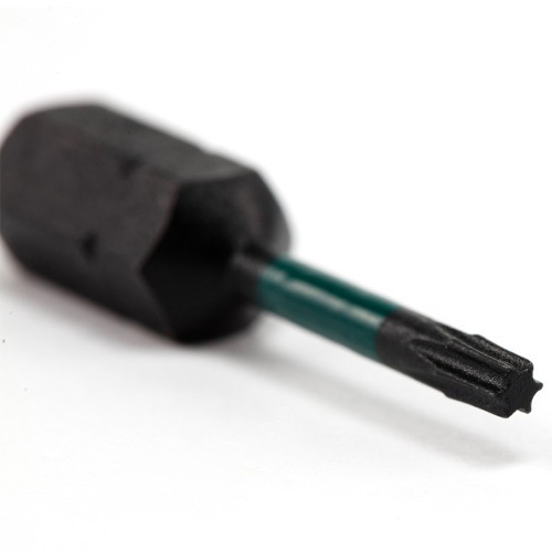 Jogo de bits de impacto hexalobular T25 x 29 mm encaixe 1/4 Jogo de bits de impacto hexalobular T25 x 29 mm encaixe 1/4