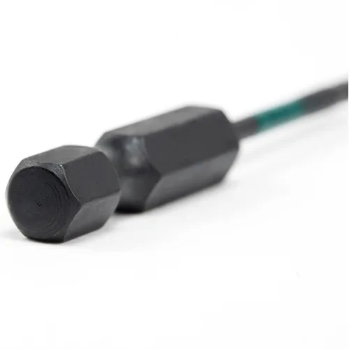 Jogo de bits de impacto hexalobular T10 x 50 mm encaixe 1/4
