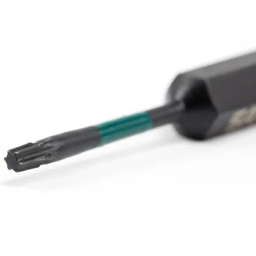 Jogo de bits de impacto hexalobular T10 x 50 mm encaixe 1/4