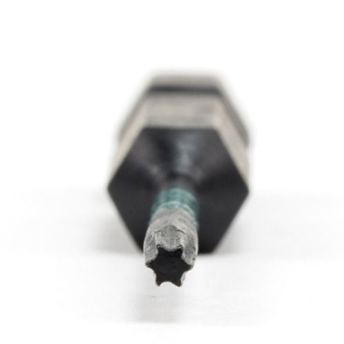 Jogo de bits de impacto hexalobular T25 x 50 mm encaixe 1/4