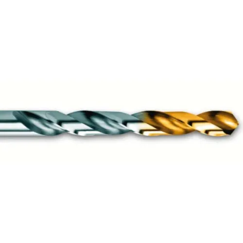 Broca de aço rápido para metal TiN 6,5 mm DIN 338 - TW100