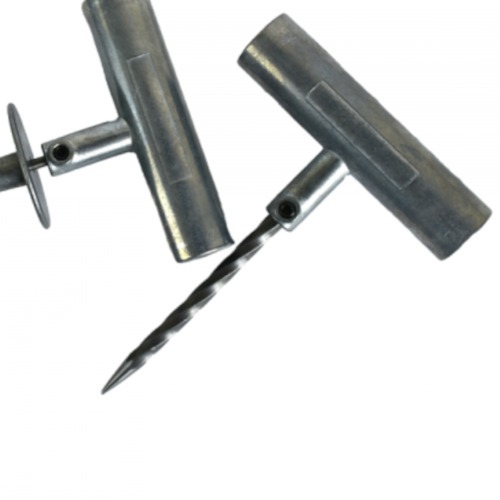 Kit agulha + escareador com cabos para aplica��o de reparo de pneu