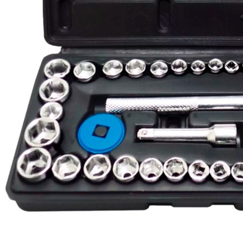 Jogo de soquete sextavado 4 � 15 mm 1/4