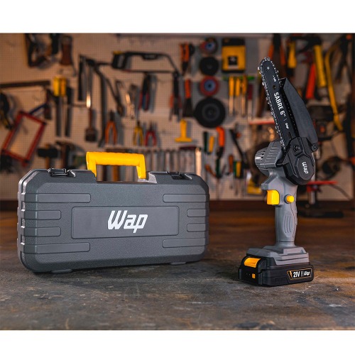 Motosserra a bateria 21V sabre de 6 Motosserra a bateria 21V sabre de 6