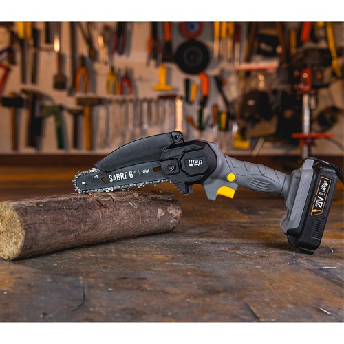 Motosserra a bateria 21V sabre de 6 Motosserra a bateria 21V sabre de 6