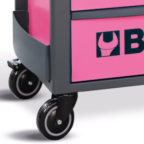 Carrinho para ferramentas com 7 gavetas Full Rosa - RSC24/7 Carrinho para ferramentas com 7 gavetas Full Rosa - RSC24/7