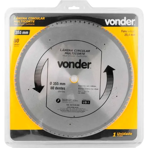 Disco de serra multicorte 355 mm x 80 dentes