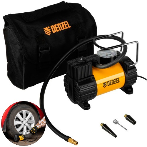 Compressor de ar automotivo portátil 12V 37L/min com bolsa - 5805555 Compressor de ar automotivo portátil 12V 37L/min com bolsa - 5805555