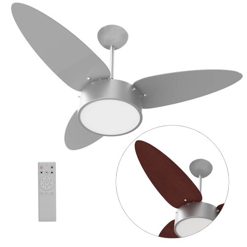 Ventilador de teto 3 p�s Inverter dupla face com controle remoto - Fharo  110V/220V