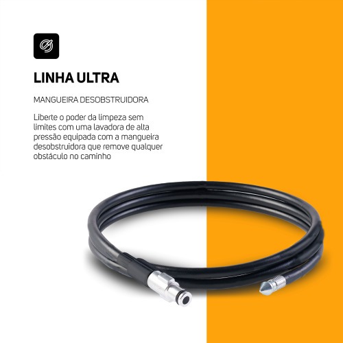 Lavadora de alta presso com Desentupidora 1.500 libras - WL 1820 Ultra  220V
