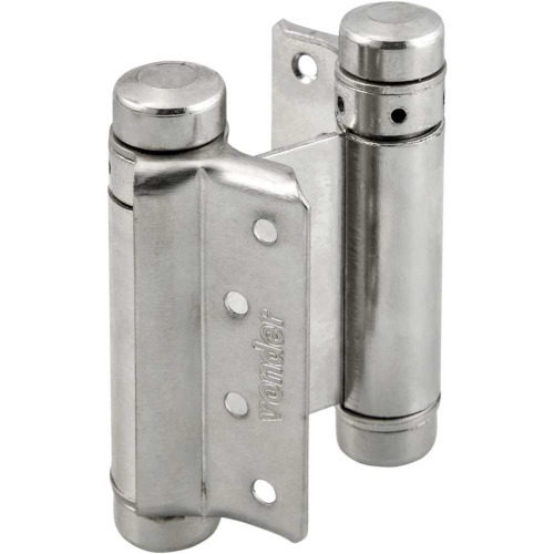Dobradiça para porta 3'' niquelada vai e vem - Vonder Dobradiça para porta 3'' niquelada vai e vem - Vonder