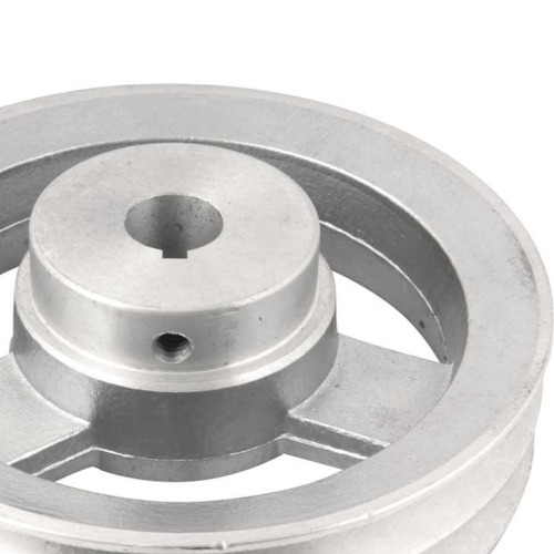 Polia de alum�nio 2 canais perfil A 150 mm com furo de 3/4