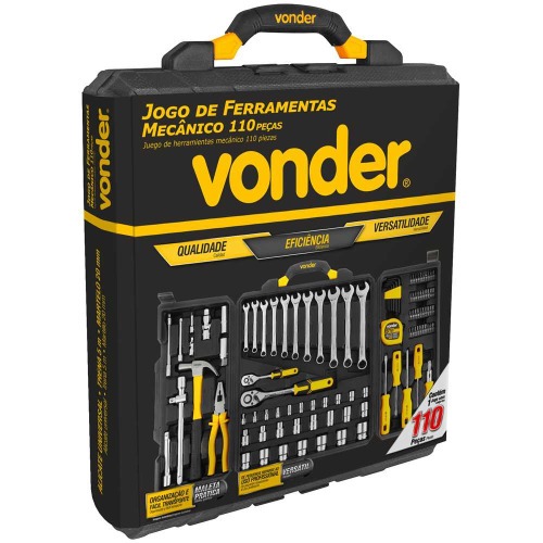 Jogo de ferramentas para mecânico com 110 peças Jogo de ferramentas para mecânico com 110 peças
