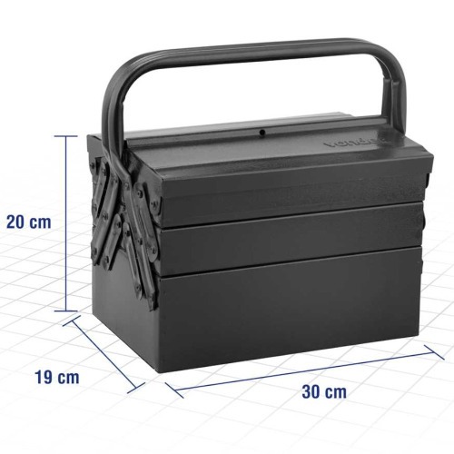Caixa para ferramentas com 5 gavetas 30 x 19 x 20 cm - Vonder Caixa para ferramentas com 5 gavetas 30 x 19 x 20 cm - Vonder