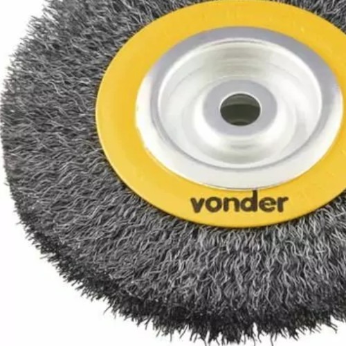 Escova de ao circular ondulada 6 x 1 x 1/2