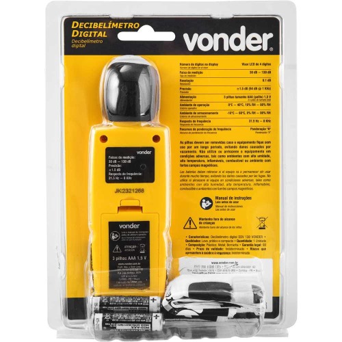 Decibel�metro digital - DDV 130