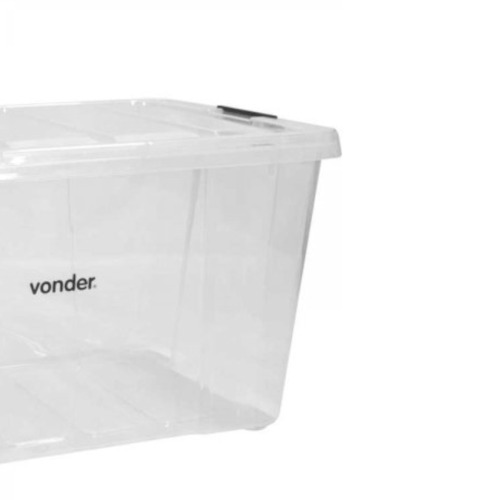 Caixa plstica transparente 62 x 40,5 x 31,7 cm - CBV 028