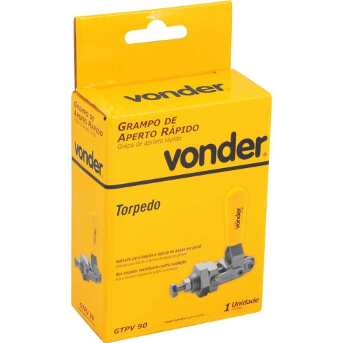 Grampo de aperto rápido torpedo GTPV 90 Grampo de aperto rápido torpedo GTPV 90