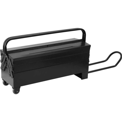 Caixa para ferramentas com roda 5 gavetas 60 x 19 x 20 cm