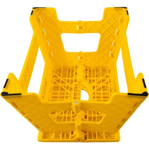 Banqueta plástica dobrável amarela altura 220 mm Banqueta plástica dobrável amarela altura 220 mm