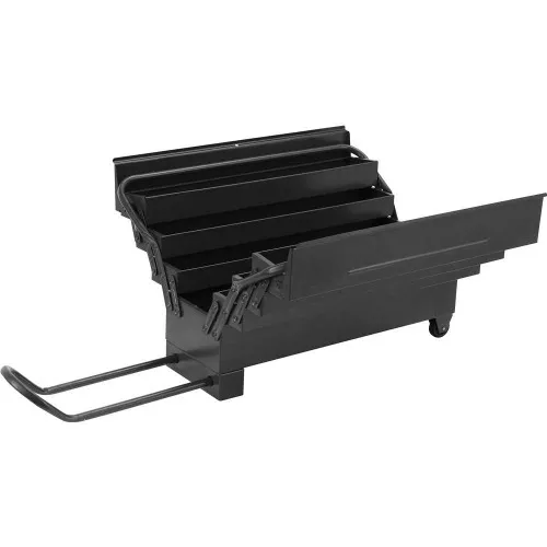 Caixa metálica para ferramentas com 7 gavetas 60,0 x 19,0 x 24,0 cm com roda