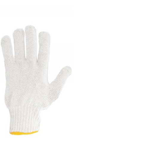 Luva de malha 3 fios branca tamanho 10 - LMV 3