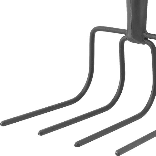 Forcado curvo sem cabo 4 dentes