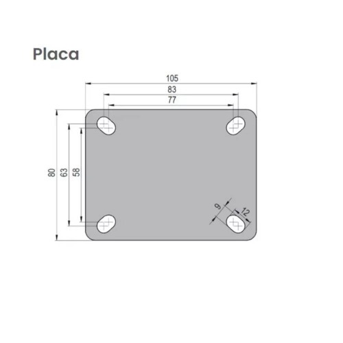 Rod�zio girat�rio fixo 3