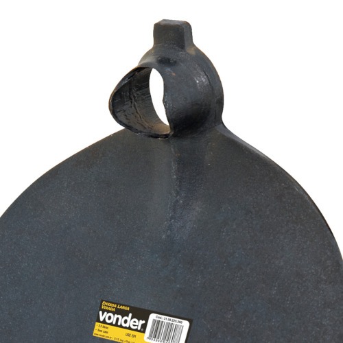 Enxada larga 2,5 lb sem cabo virada