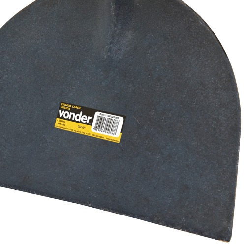 Enxada larga 2,5 lb sem cabo virada