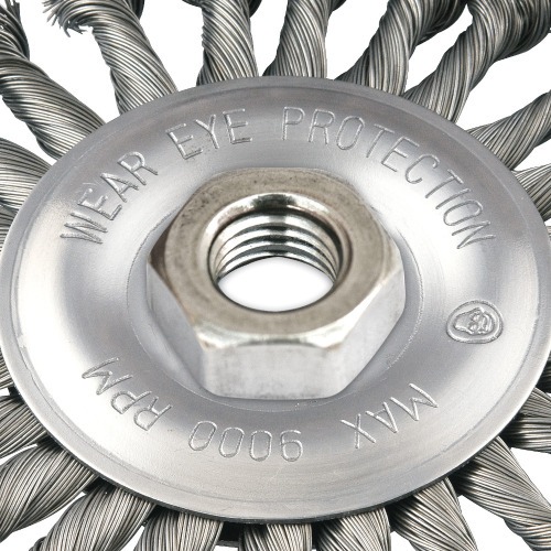 Escova de a�o circular torcida 4.1/2'' x �