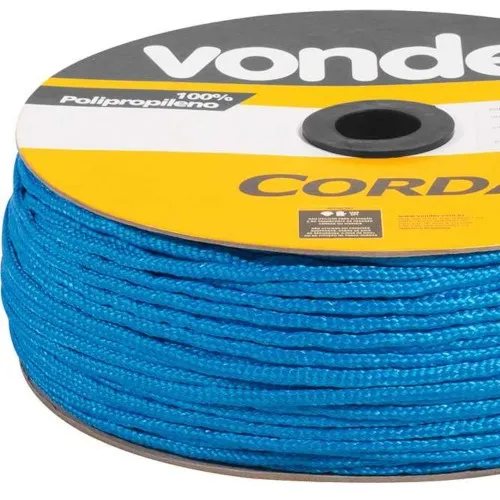 Corda multifilamento trançada 5 mm com rolo de 250 metros
