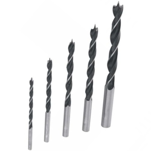 Jogo de brocas 3 pontas  de 3mm a 8 mm com 5 peas - Vonder