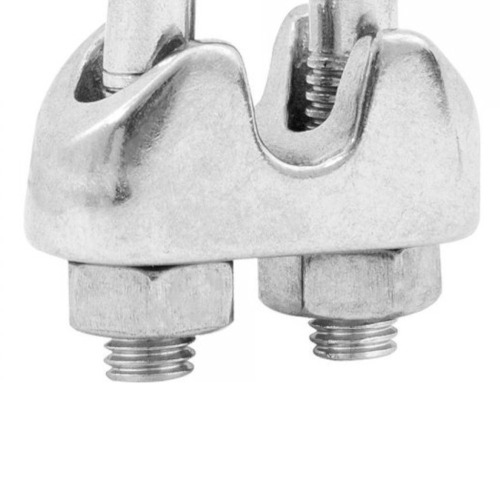 Clips para cabo de a�o em a�o inox 3/16